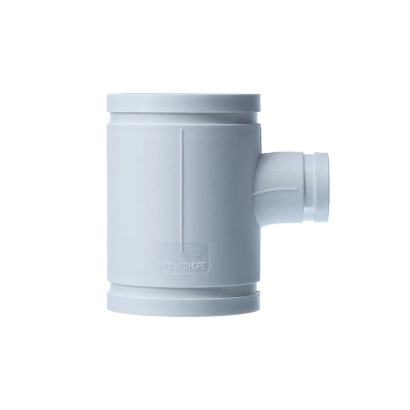 异径顺水三通丨HDPE沟槽式连接静音管